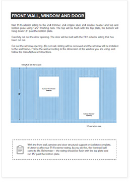 12x16 shed plan step by step