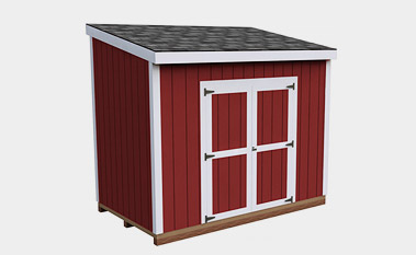 6x10 free lean-to shed plan