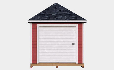free 10x16 hip shed plan