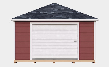 free 16x20 hip shed plan