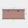 12x18 Lean-To shed plan side view